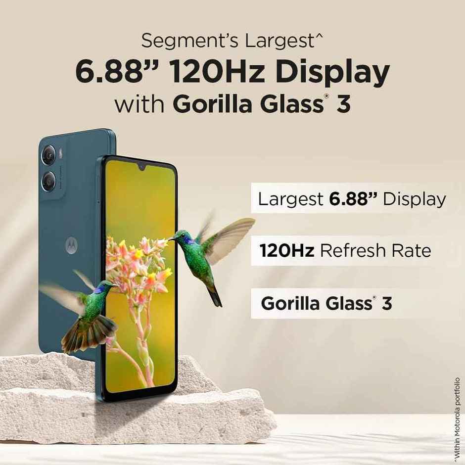 Motorola G06 Power | 4 GB RAM | 64 GB Storage | 6.88 in Display | 4G, 3G, 2G | Pantone Tendril