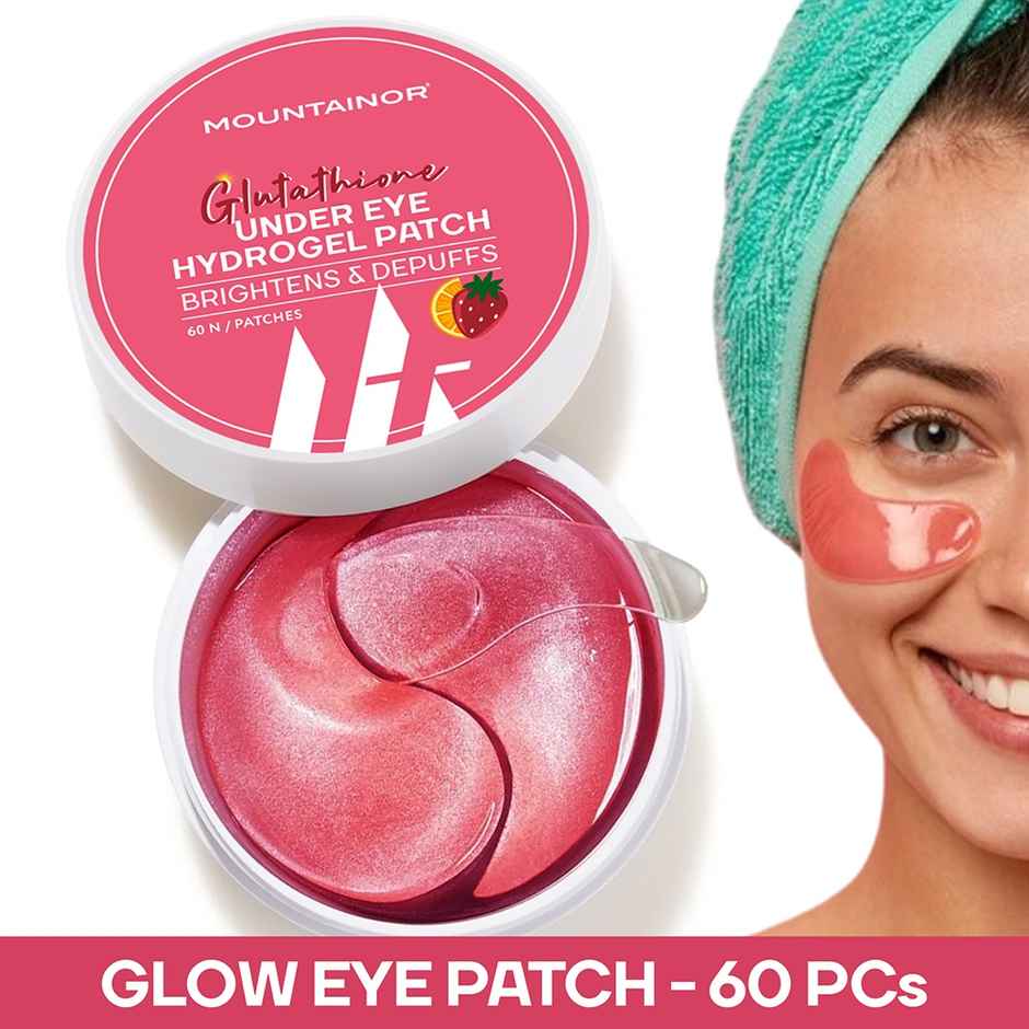 Mountainor Glutathione Hydrogel Under Eye Patch For Dark Circle & Puffiness Korean Eye Care Patches