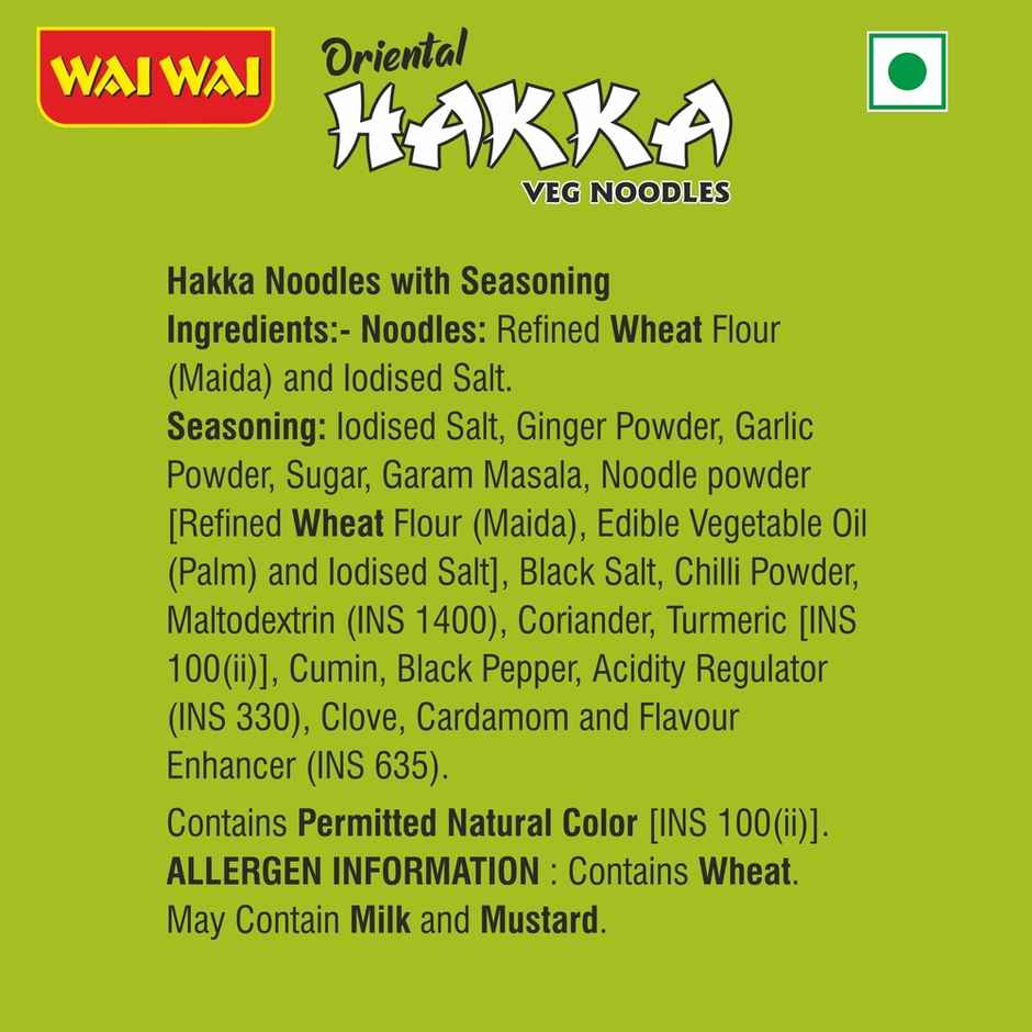 Wai Wai Oriental VEG Hakka Noodles