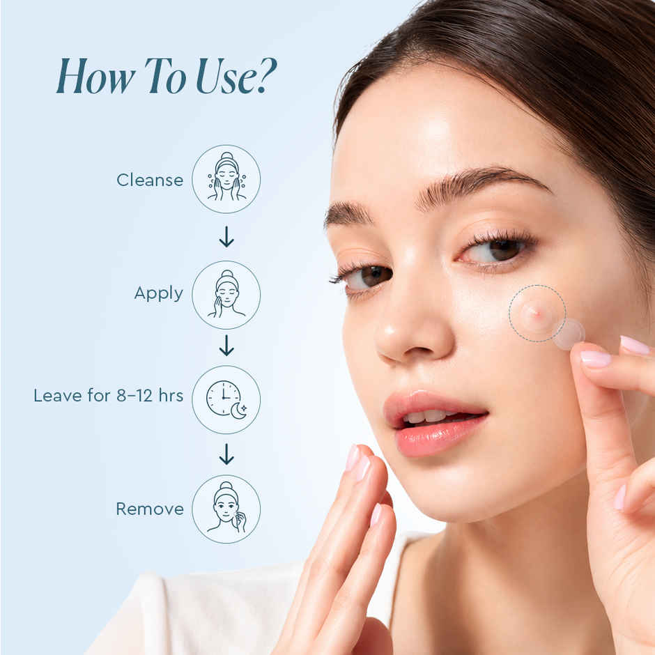 The Face Shop Dr.Belmeur Clarifying Spot Soothing Acne Patches, TeaTree Oil & Salicylic Acid