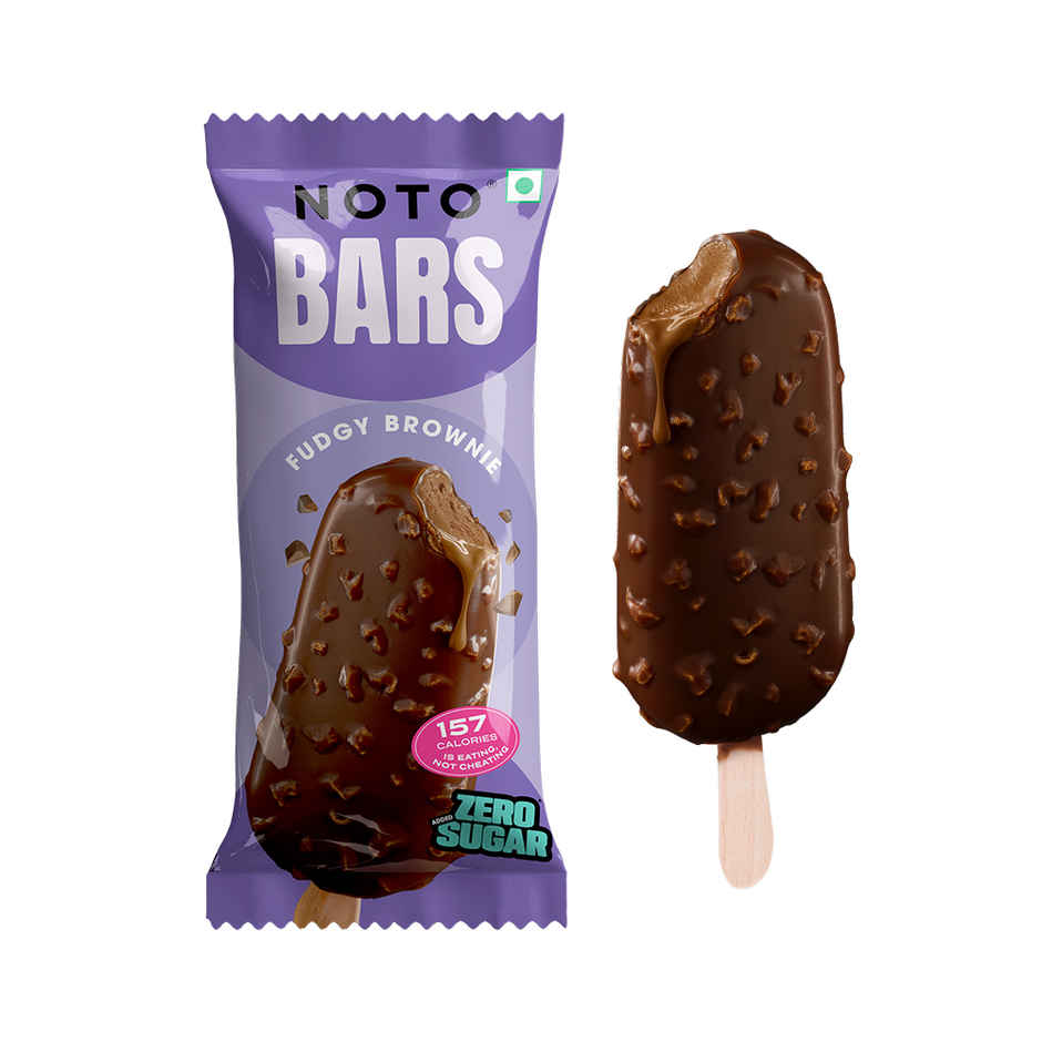 NOTO Fudgy Brownie Sugar Free, Guilt Free Bar