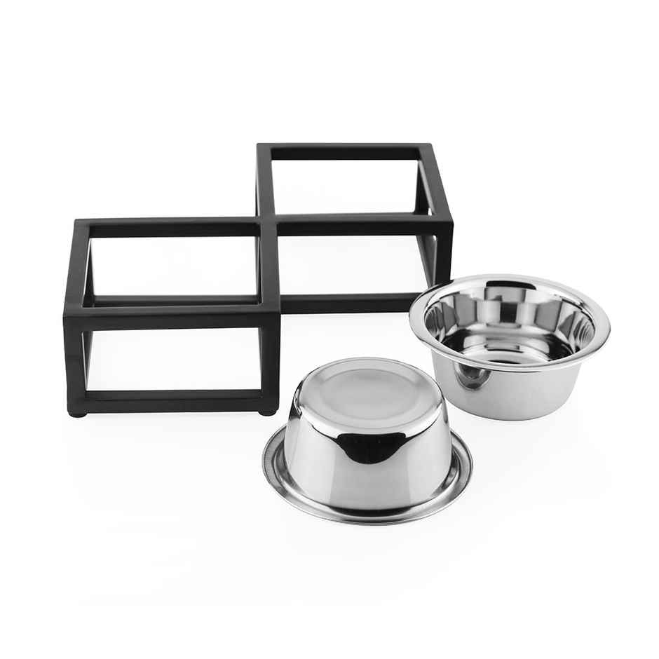 Pawpourri Elevated Diamond Shaped Dog Diner | 470 ml