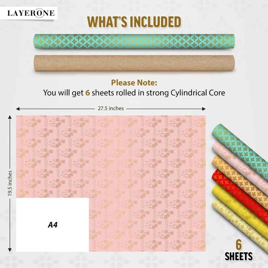 Birch & Co. Gift Wrapping Paper | Pack of 6