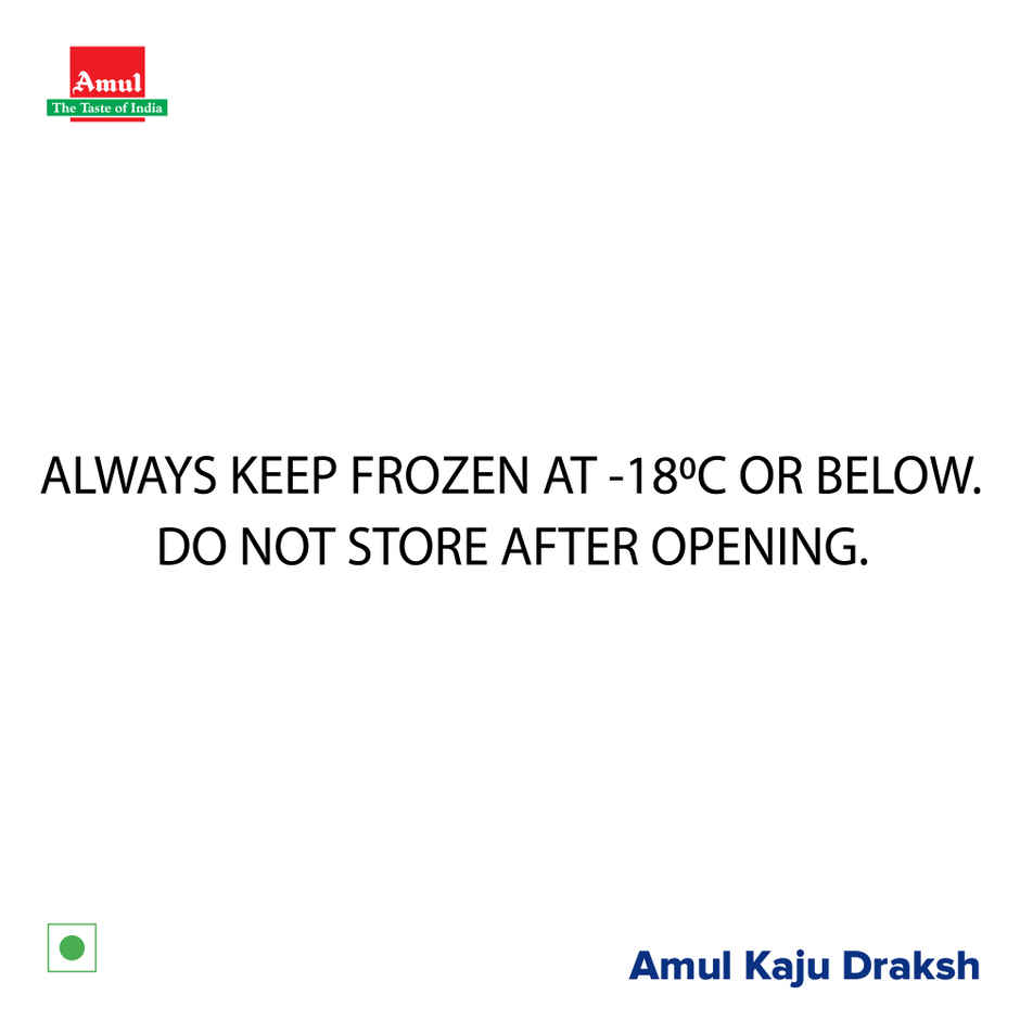 Amul Kaju Draksh Icecream Cup