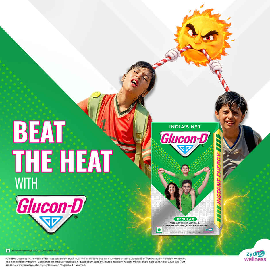 Glucon-D Regular Glucose Powder | Tangy Orange Free Refill | For Tasty Glucose Drink