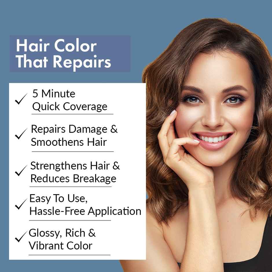 ThriveCo Coloring Shampoo With Hyaplex For Rich - Shiny Colored Hair | Ammonia-Free | Dark Brown