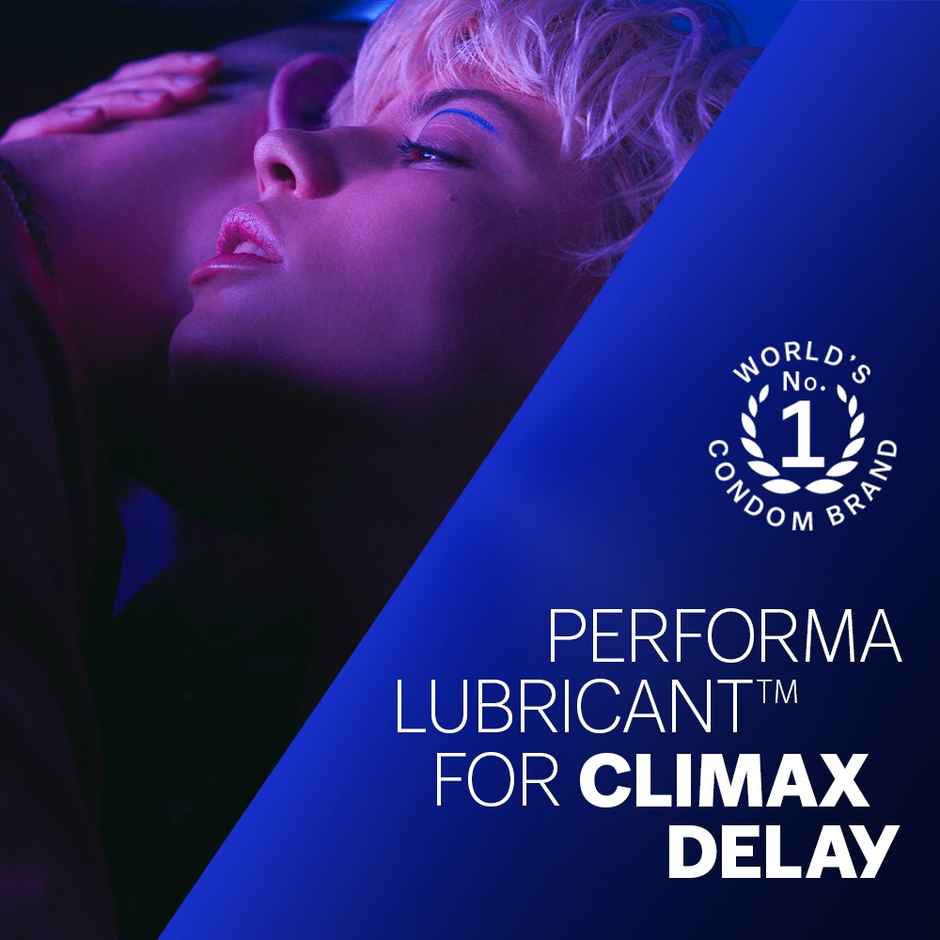 Durex Extra Time Condom (10pc) & Skore Lubes - Cherry Flavour (50ml) & Floweraura 3 Red Roses In Sleeve (1pc) Combo