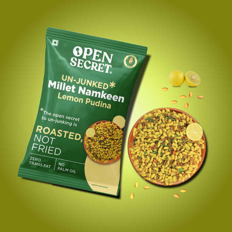 Open Secret Millet Namkeen Lemon Pudina
