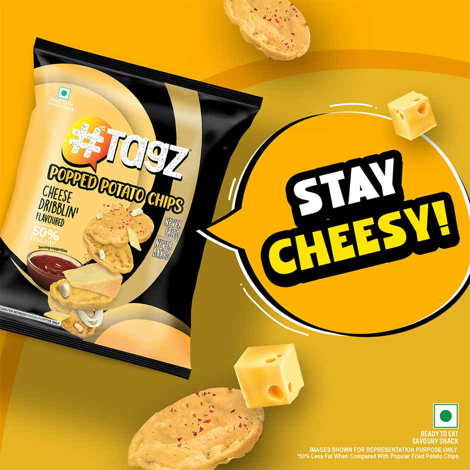 Tagz Popped Potato Chips Cheese