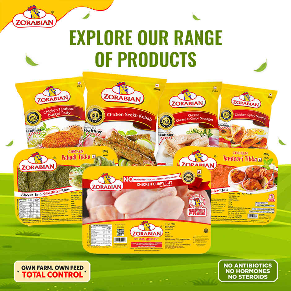 Zorabian Chicken Curry Cut Without Skin | High Protein | Preservative-Free | Hormone-Free