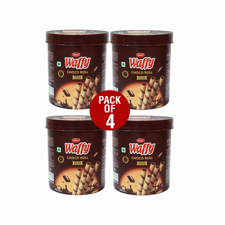 Dukes Waffy Chocolate Wafer Rolls