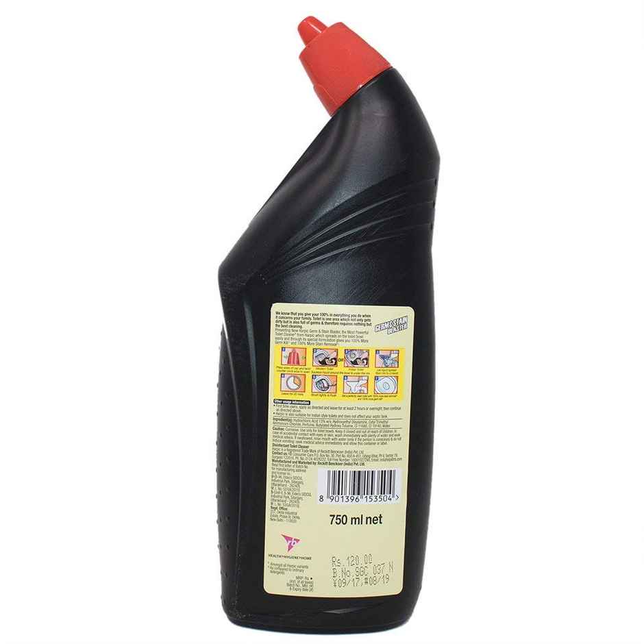 Harpic Germ & Stain Blaster Disinfectant Toilet Cleaner Liquid, Citrus,