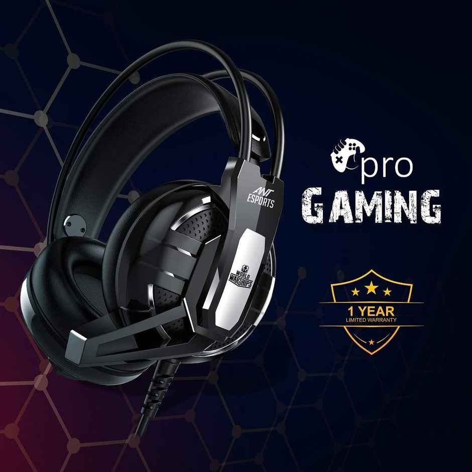 Ant Esports H520W World Of Warships Edition | 3.5Mm Jack | 50 Mm Drivers (Black)