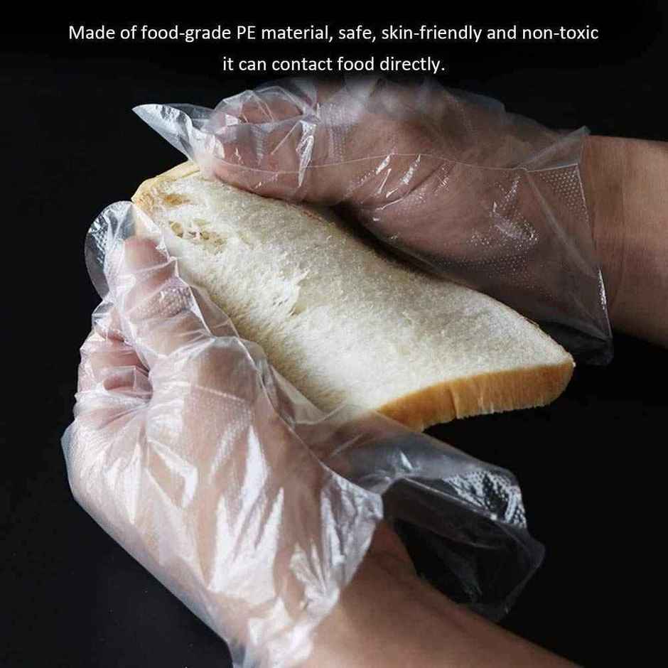 Tempware PP Disposable Plastic Gloves - Pack Of 100