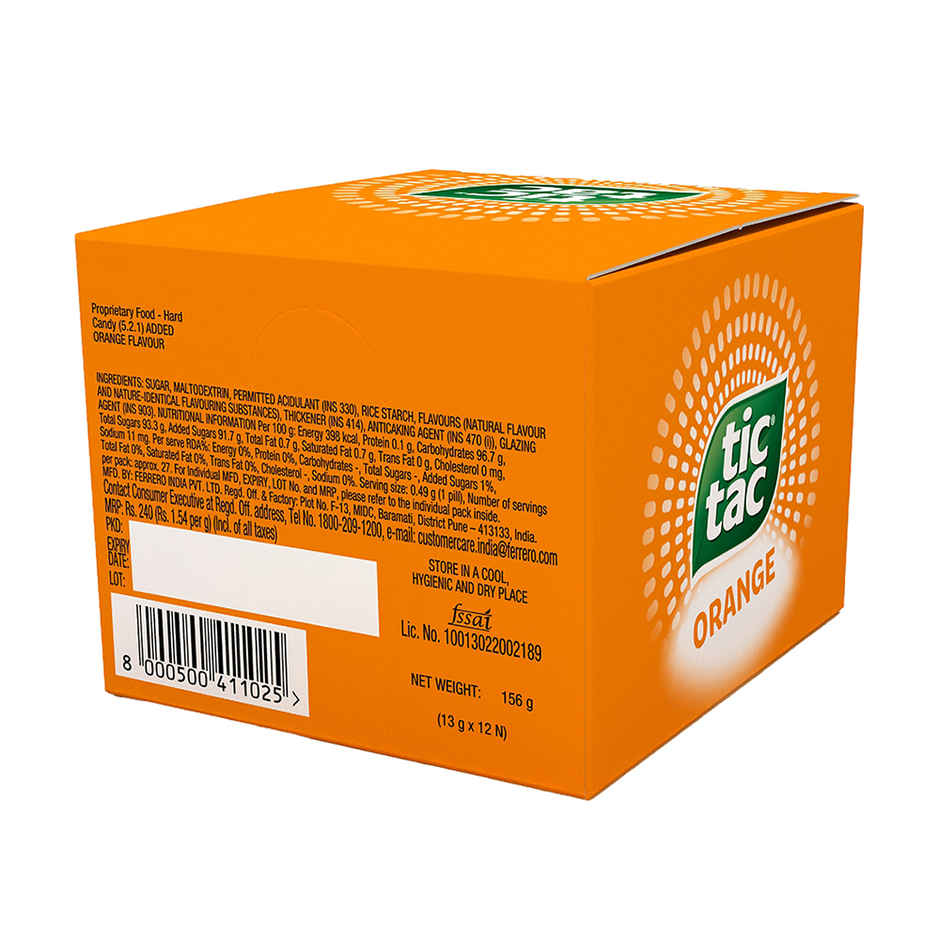 Tic Tac Orange