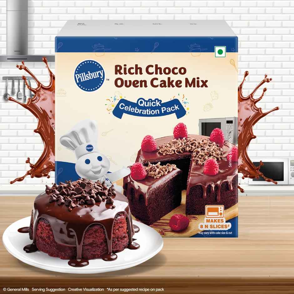 Pillsbury Oven Cake Mix | Rich Chocolate | Combo