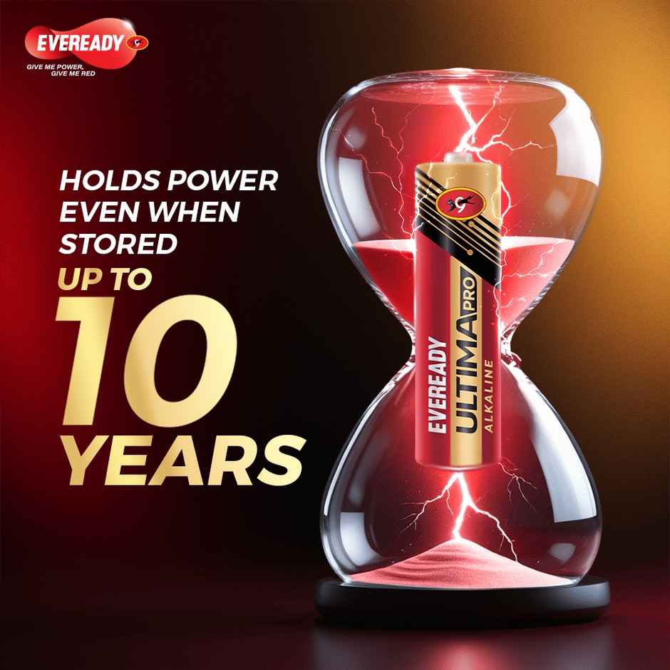Eveready Ultima Pro Alkaline AA Battery | 800% Longer Lasting