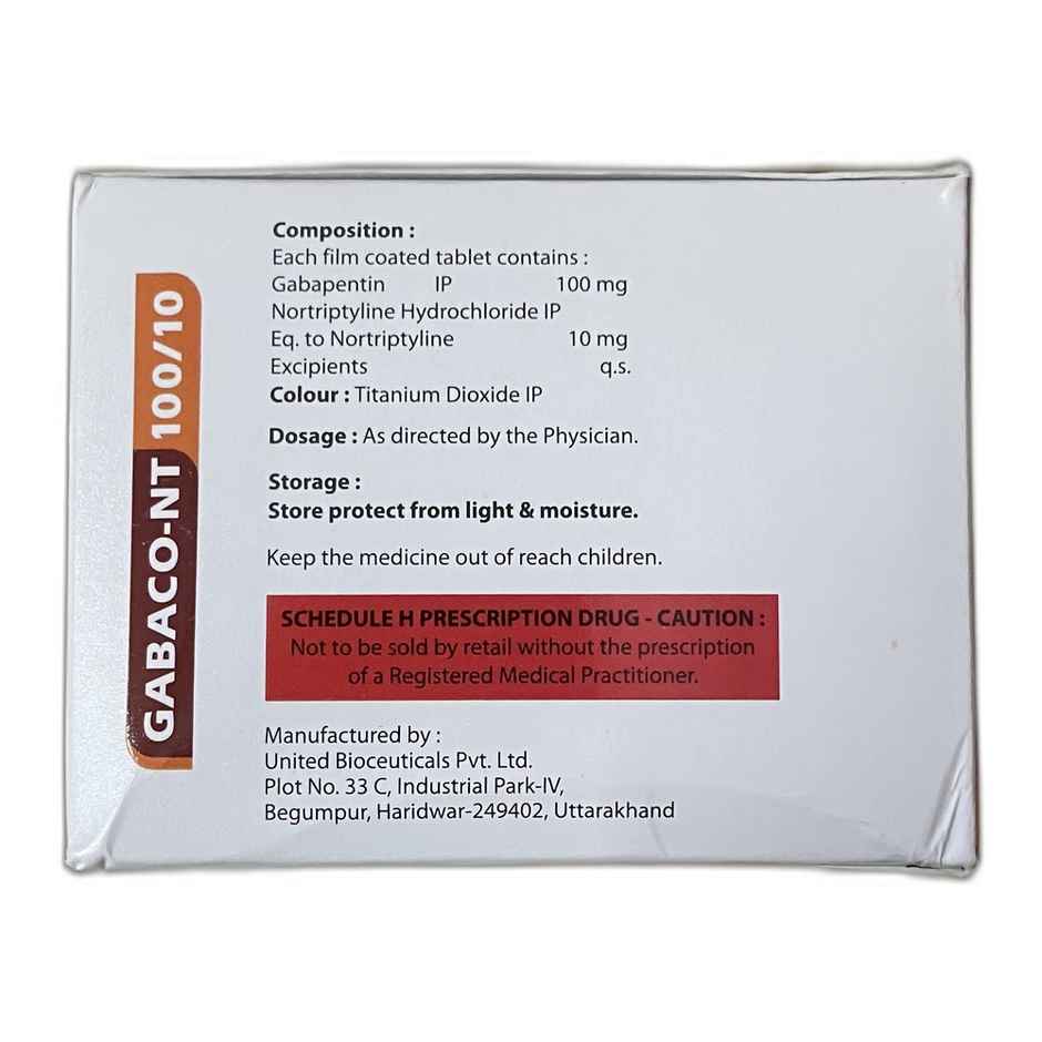 Gabaco-NT 100/10 Tablet