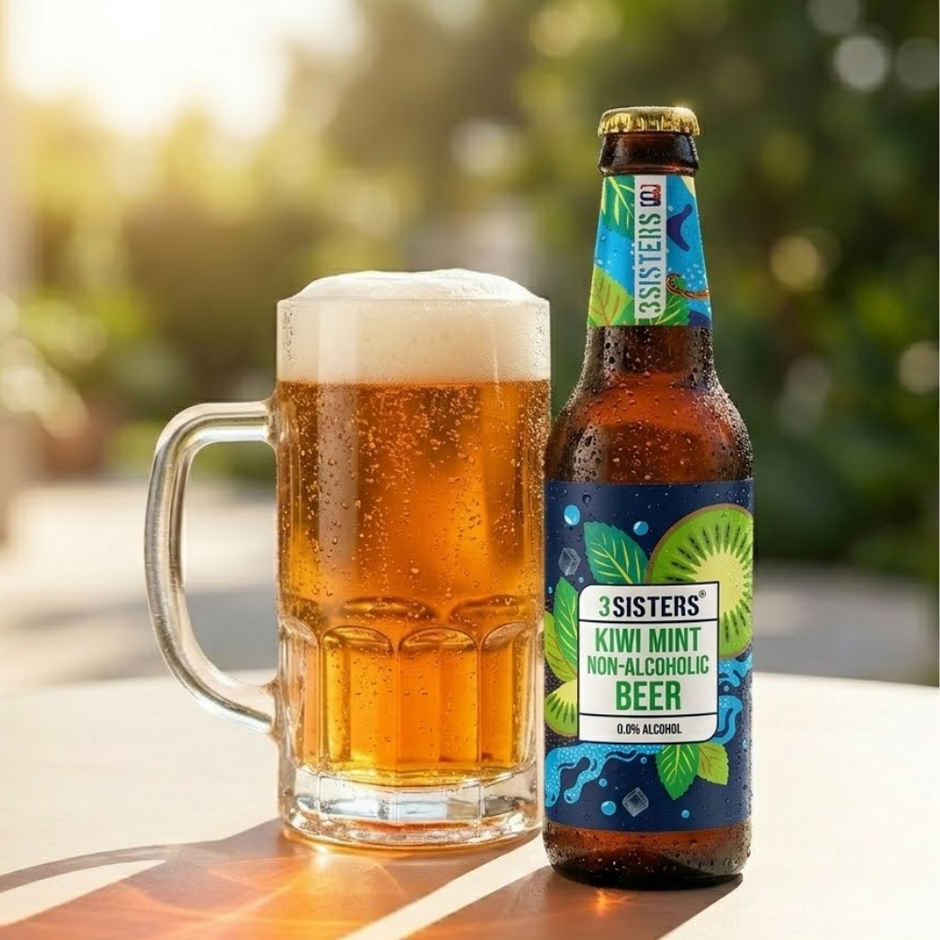 3 Sisters Kiwi And Mint Non Alcoholic Beer