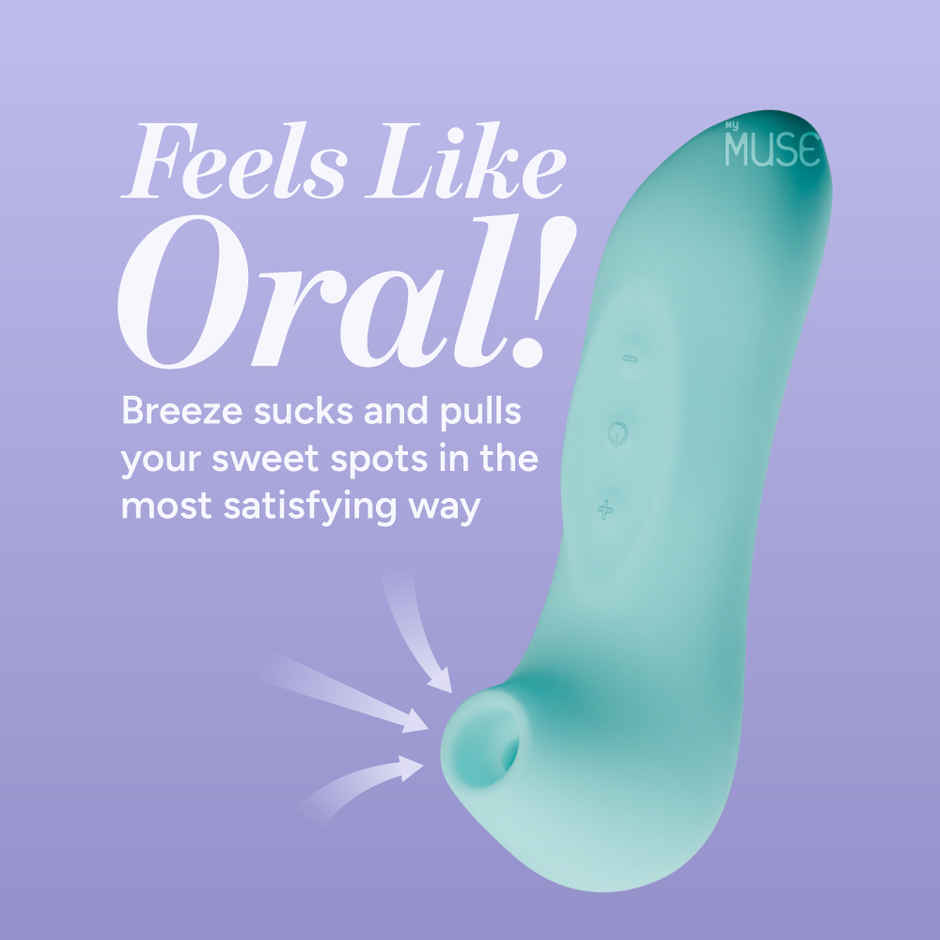 MyMuse Breeze Suction Tech Personal Massager