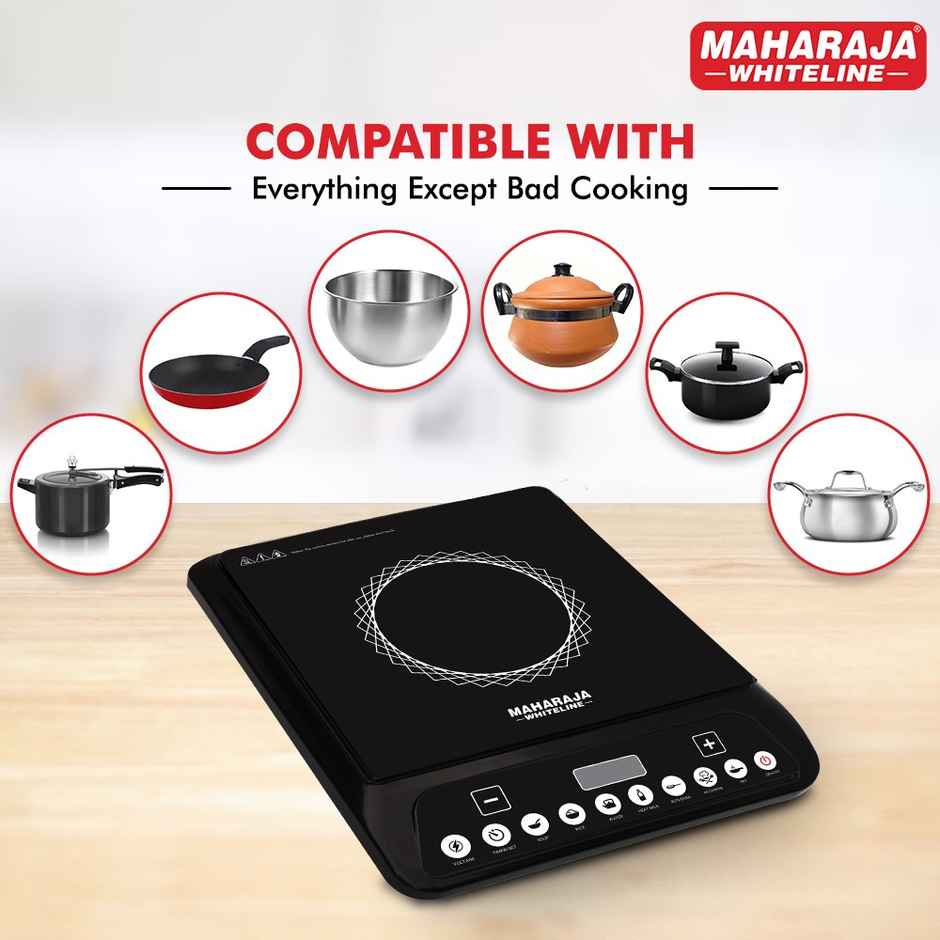Maharaja Whiteline Induction Cooktop | Marvello 13Dx | 1300W