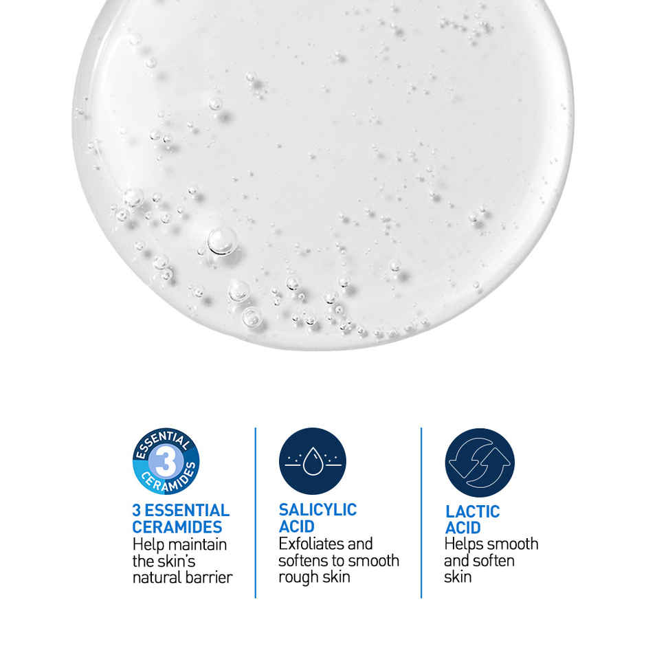CeraVe SA Smoothing Cleanser For Dry Rough & Bumpy Skin | Face wash with Salicylic Acid & Ceramides