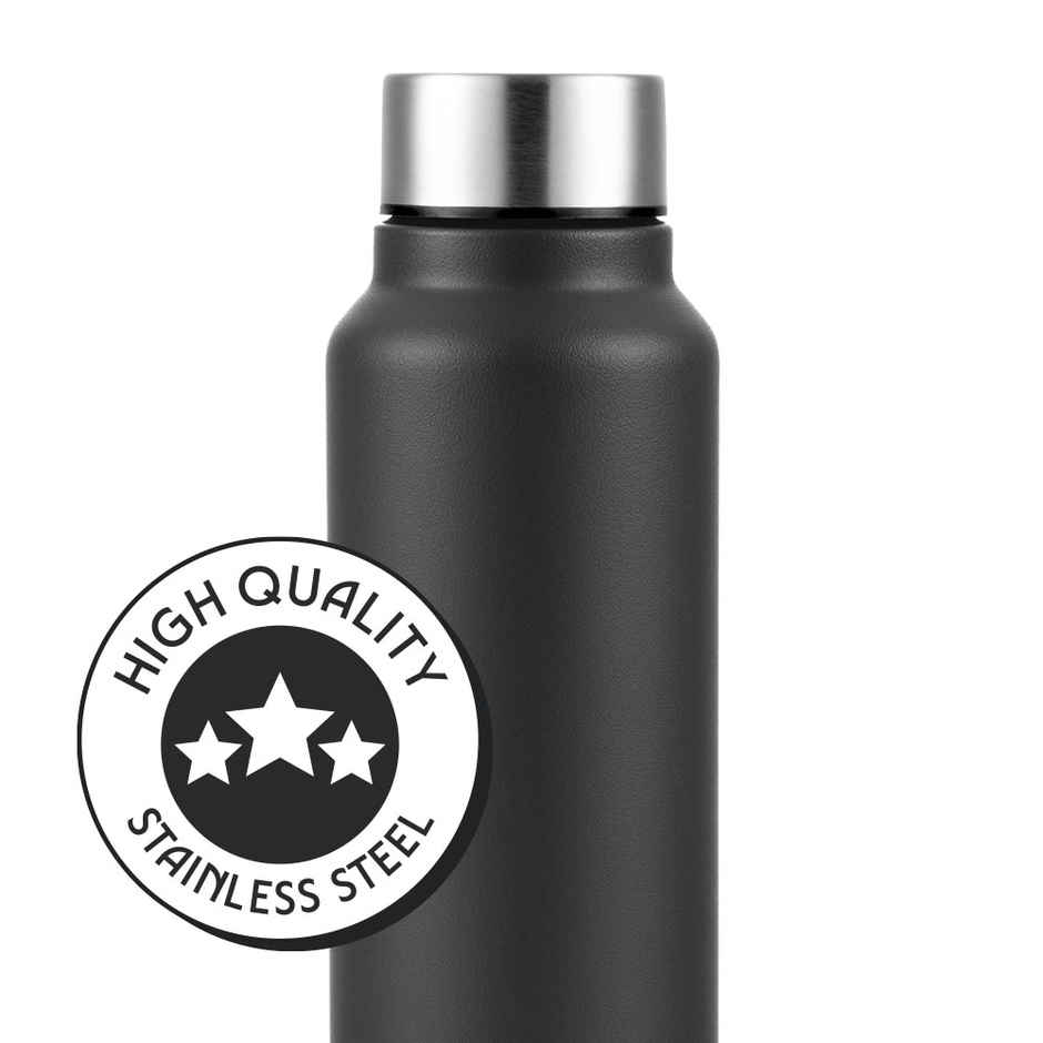 Borosil Sip n Chill BIS Approved Single Wall Stainless Steel Water Bottle - 1000 ml