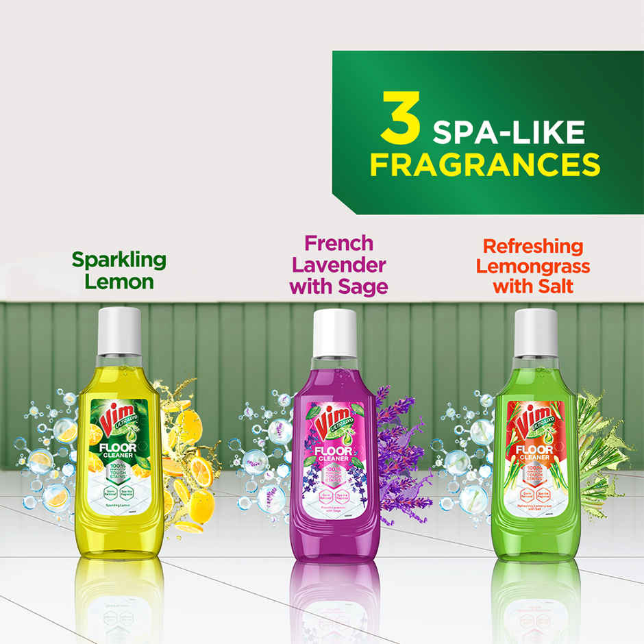 Vim Lemongrass With Salt Refreshing Floor Cleaner