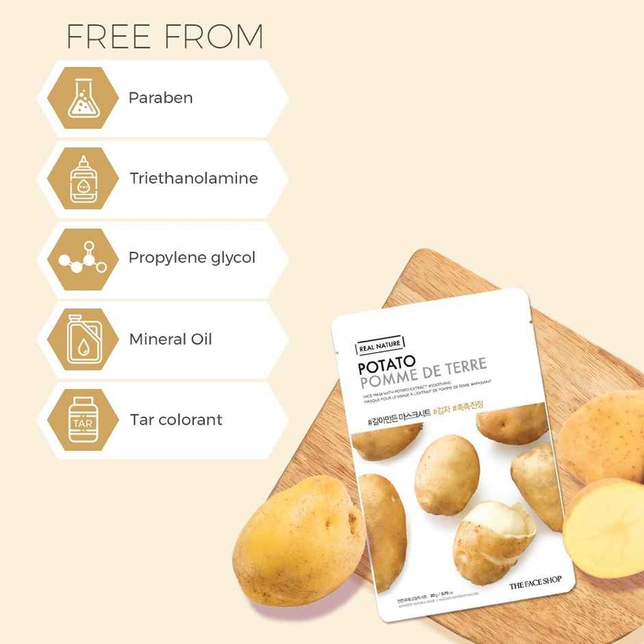 The Face Shop Real Nature Potato Face Mask (Sheet Mask)