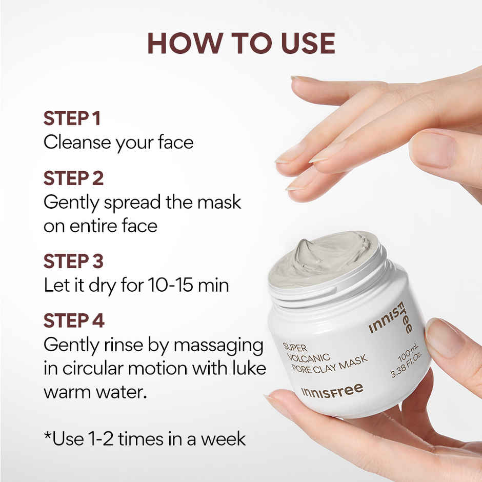 Innisfree Super Volcanic Pore Clay Mask | 20 ml