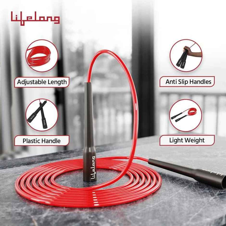 Lifelong Skipping Rope for workout 275cm | Red