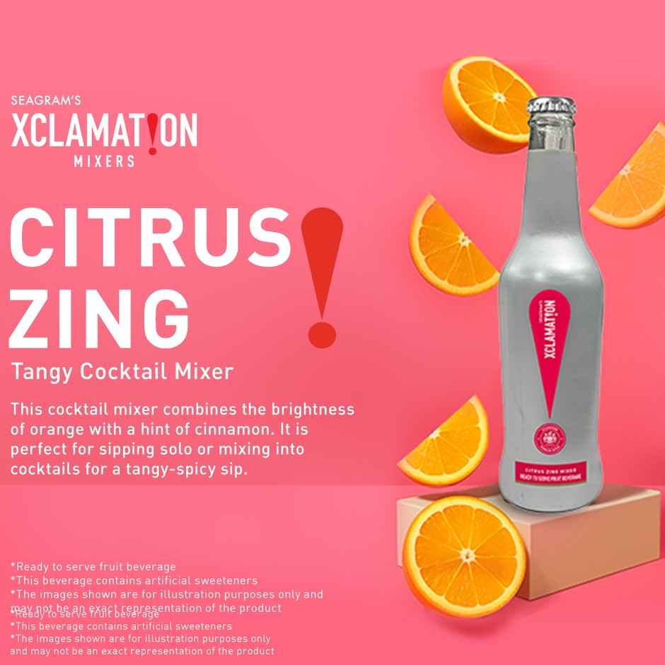 Xclamation Citrus Zing | Screwdriver Cocktail & Mocktail Mixer