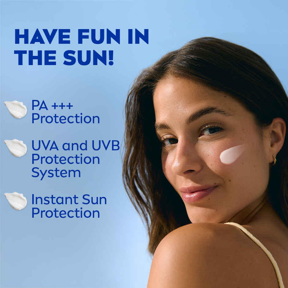 NIVEA SUN Protect and Moisture SPF 50+ Advanced Sunscreen|PA+++ UVA - UVB Protection System