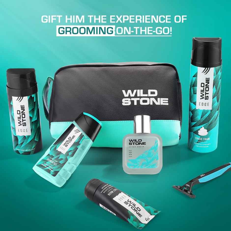 Wild Stone Edge Grooming Kit With Free Razor