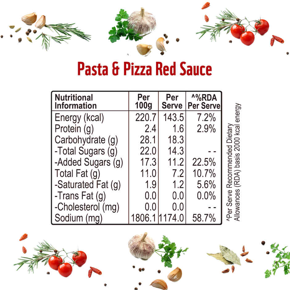 Dr.Oetker Pasta & Pizza Red Sauce