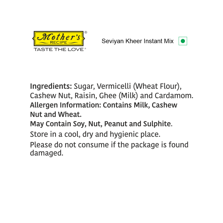 Mother's Recipe Seviyan Kheer | Payasam