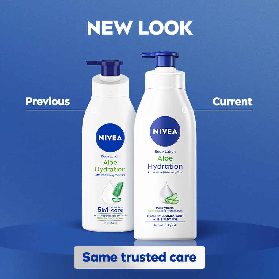 NIVEA Aloe Hydration Body Lotion|Refreshing Hydration|Non Sticky Feel|With Aloe Vera