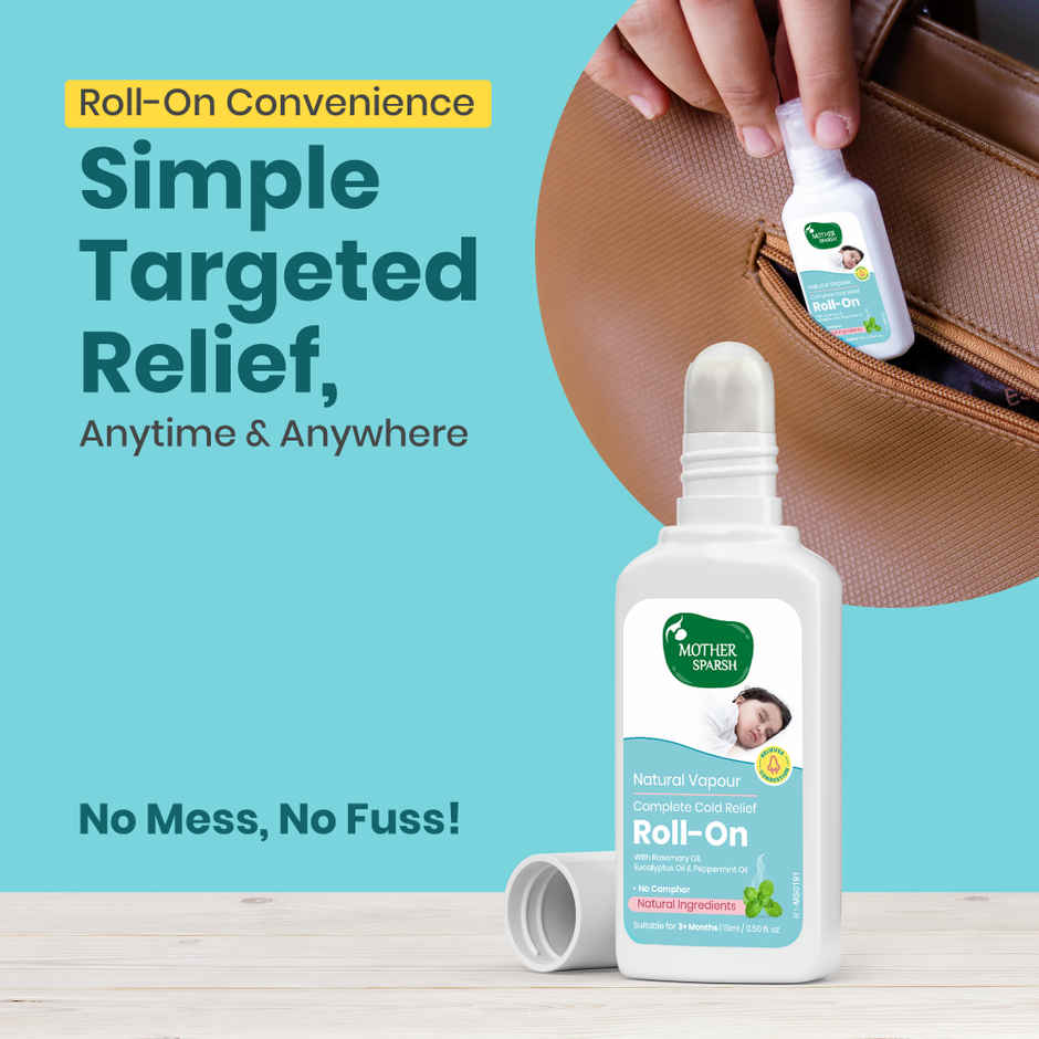 Mother Sparsh Cold Relief Vapour Roll-On For Babies