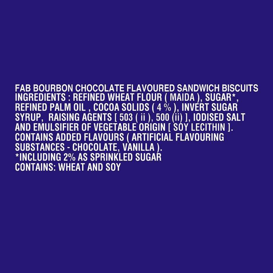 Parle Fab Bourbon | Cream Biscuit Snack