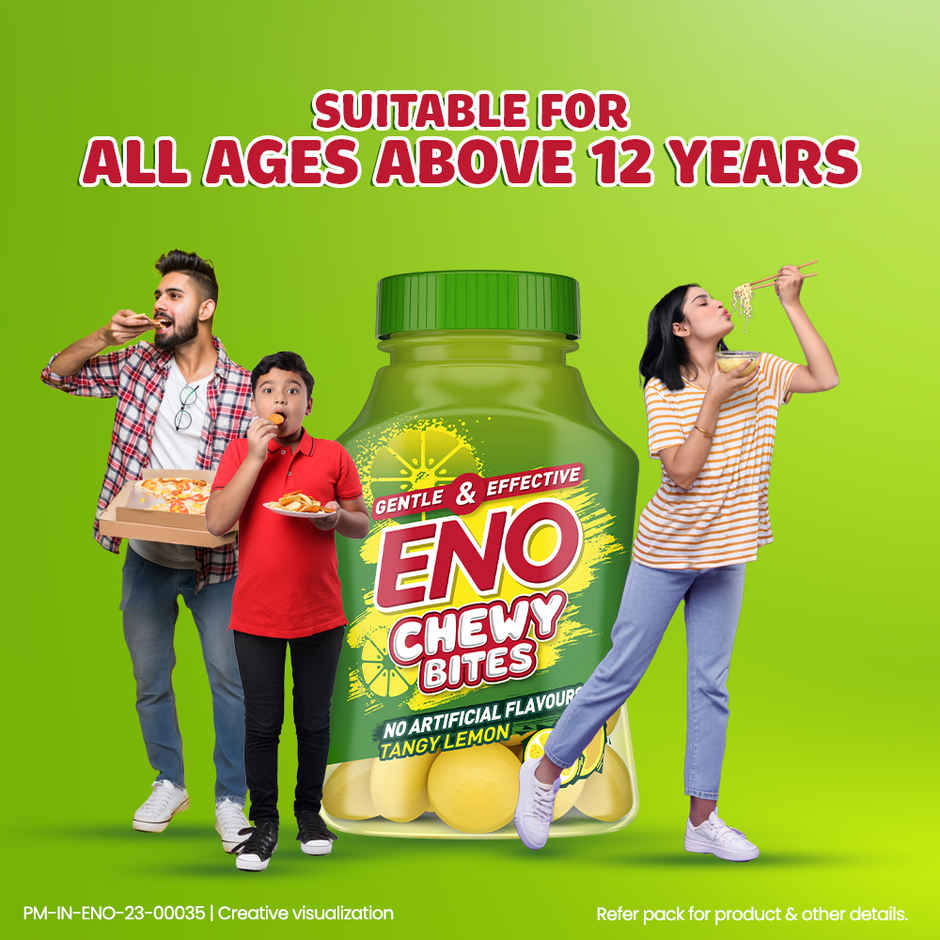 Eno Chewy Bites - On-The-Go Acidity Relief, Tangy Lemon Flavour