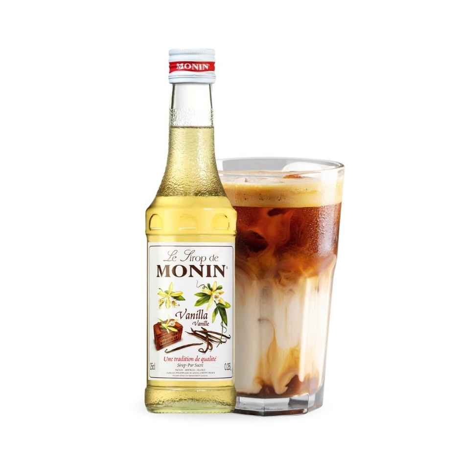 Monin French Vanilla Syrup for Coffee,Shakes and Mocktails