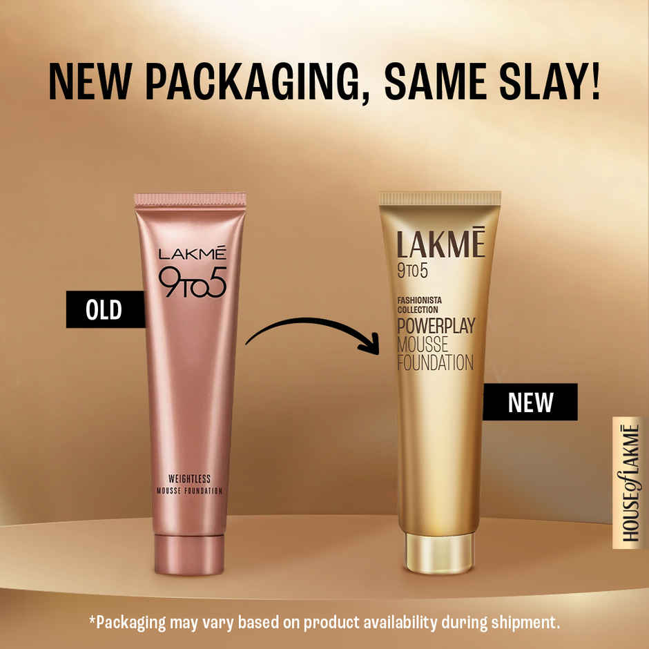 Lakme 9 To 5 Weightless Mousse Foundation | Beige | Vanilla