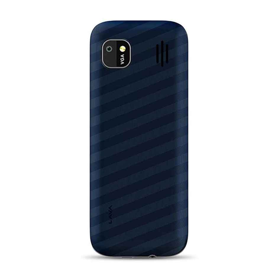 Lava Gem 2025 Dual Sim Keypad Phone (2.8" Display, Camera & Flash) | 2575mAh Smart AI | Blue Chrome