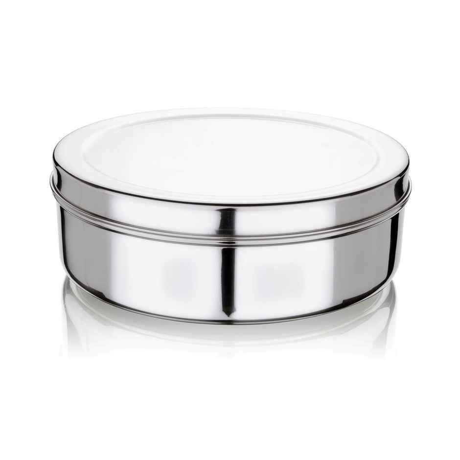 Steelera Stainless Steel Masala Dabba / Organiser | 7 Containers and Small Spoon | Food Safe