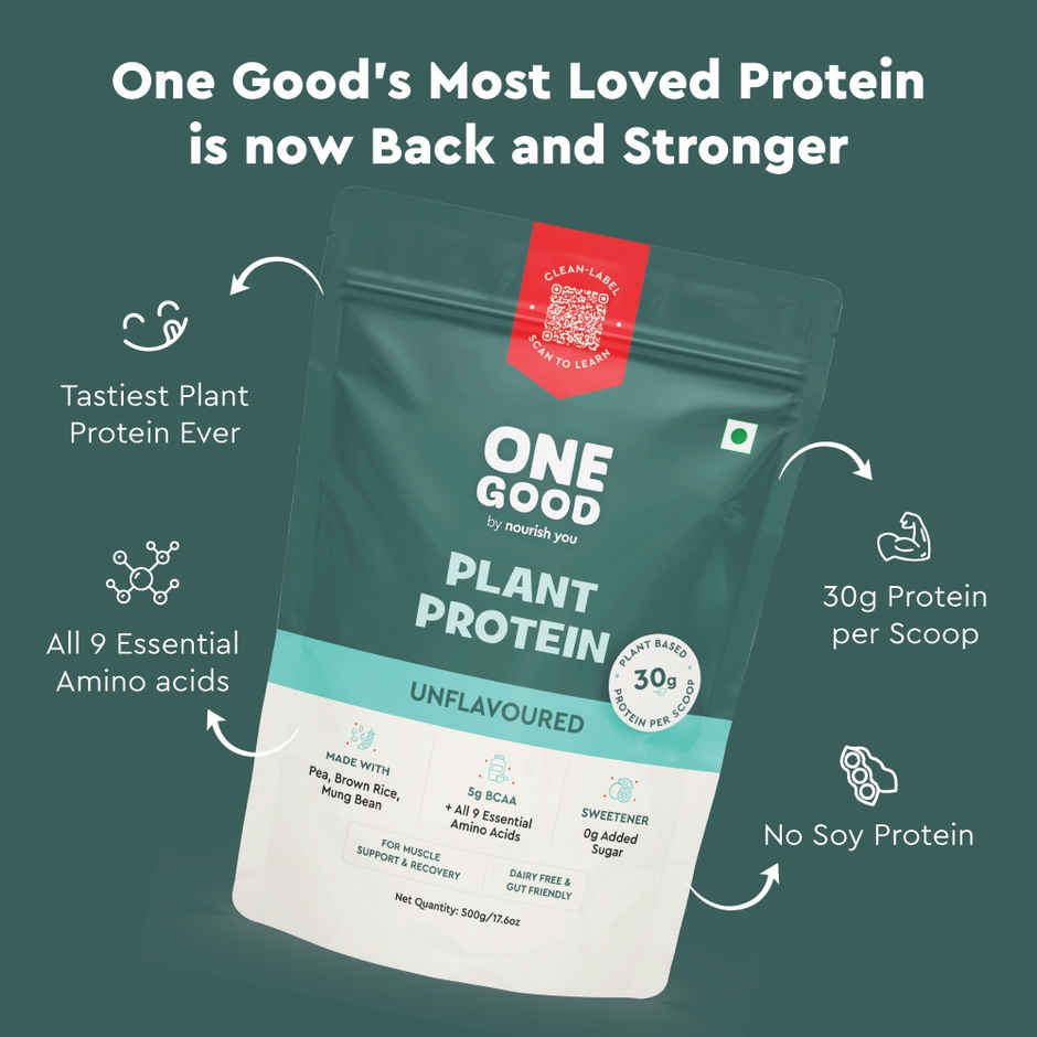 Nourish You Plant Protein - Unflavoured