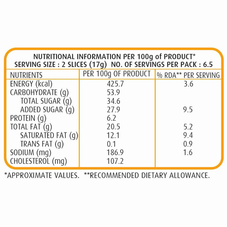 Winkies Fruit Cake Slice | Bakery Delight