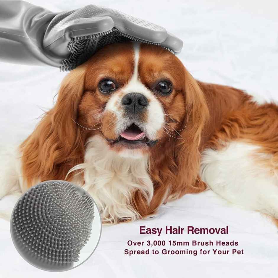 Perpetual Magic Silicone Dish Washing Gloves | Multicolour | 3 Pairs | Car | Bathroom Cleaning