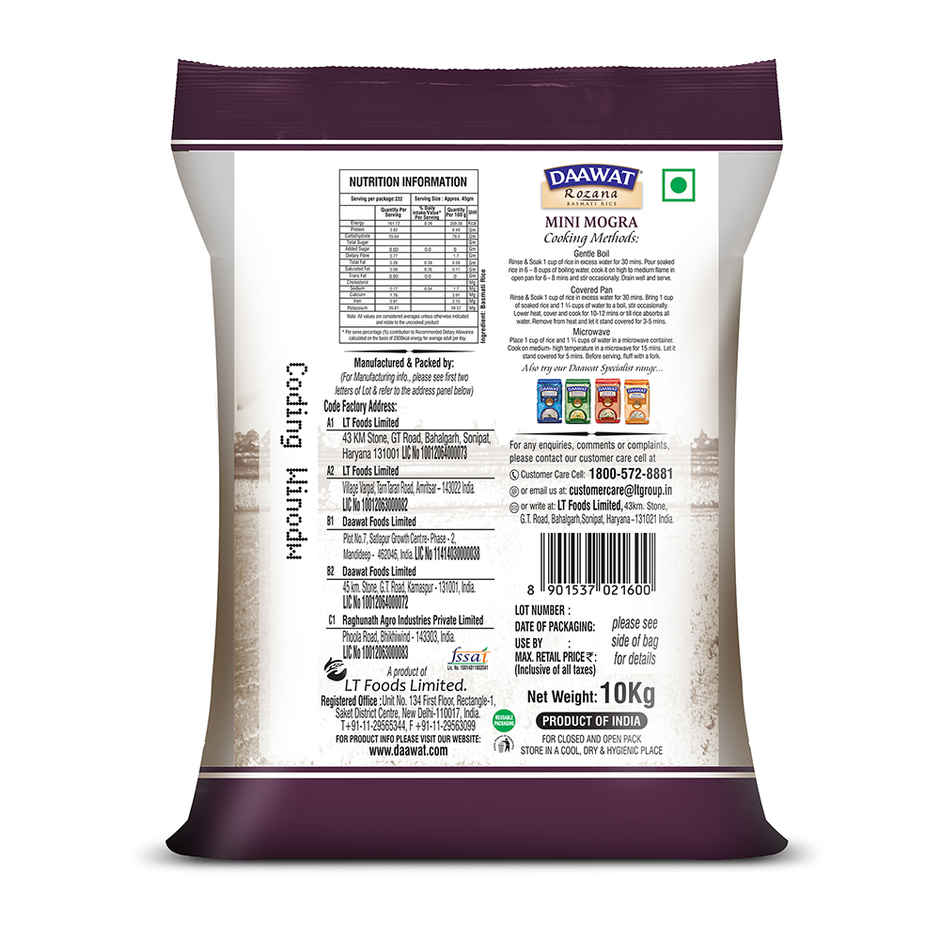 Daawat Rozana Mini Mogra Rice