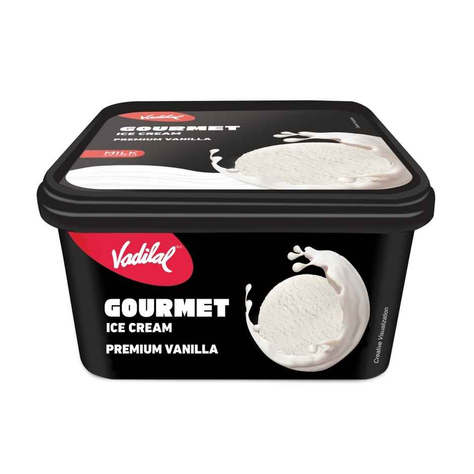 Vadilal Vanilla Gourmet Ice Cream Tub | Smooth & Indulgent