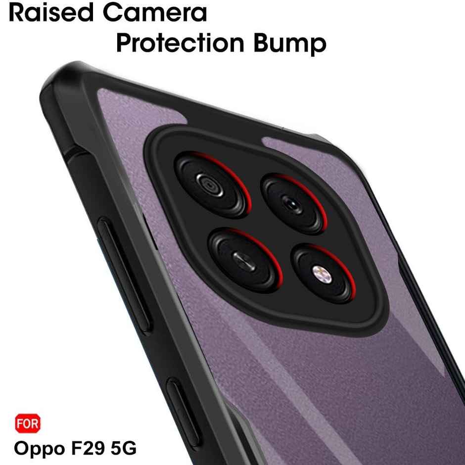 Artistque Case for Oppo F29 5G Back Cover | Transparent Shockproof TPU Cover